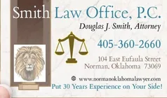 Business logo for Douglas J. Smith Law Office, P.C.